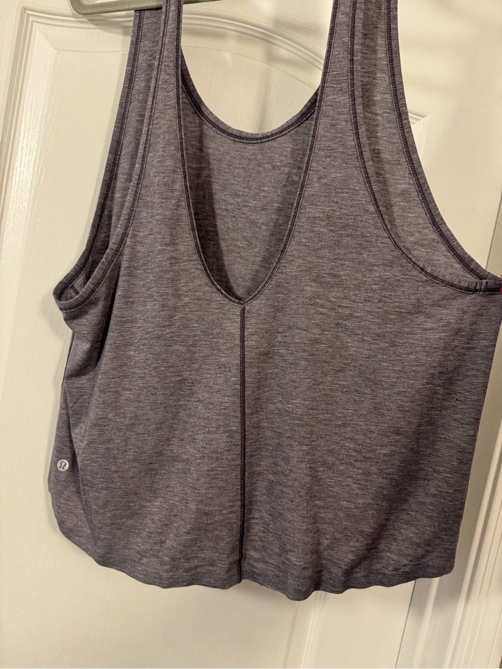 Lululemon Athletica Heathered Purple High-Low Tank - Picture 7 of 7